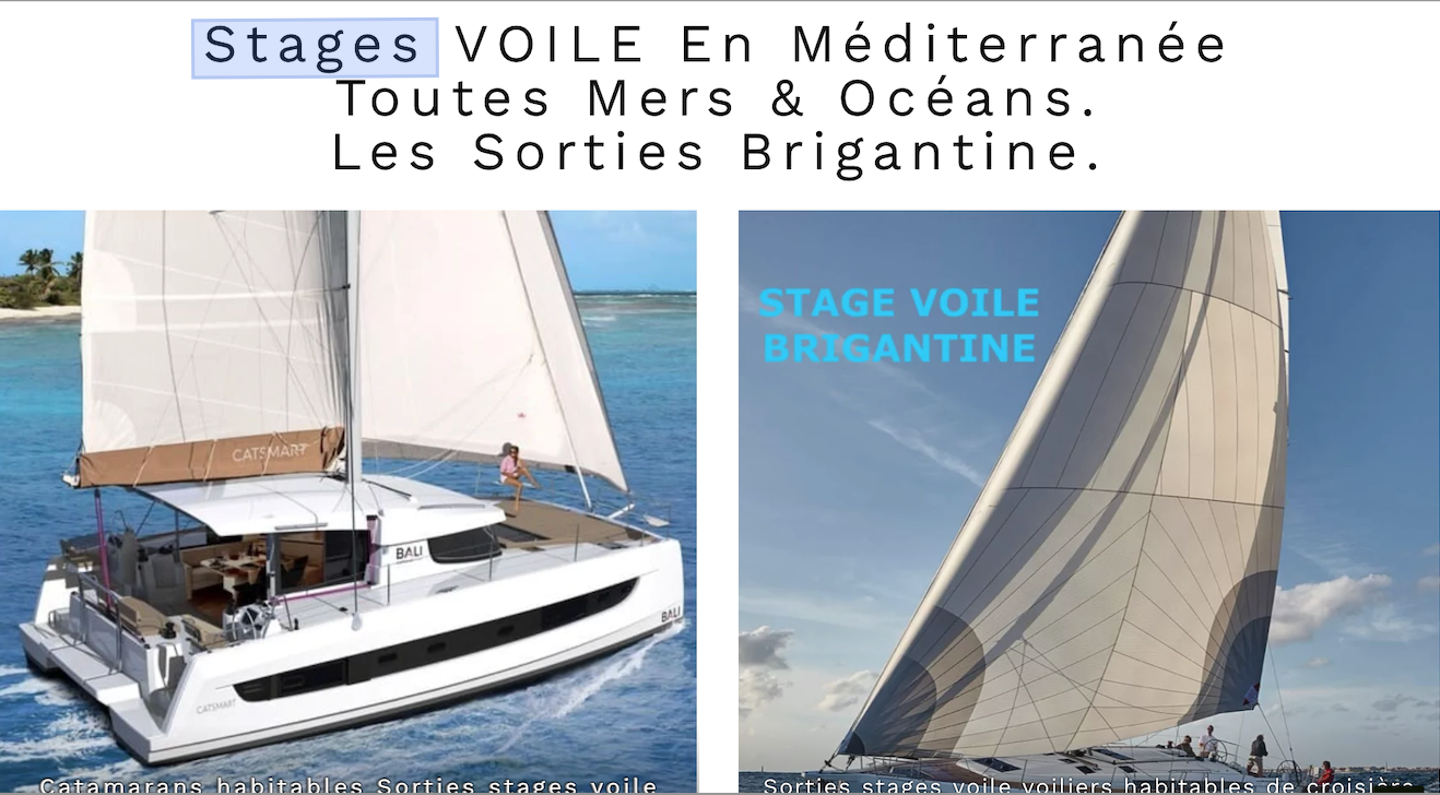 les voiliers cata & monocoques